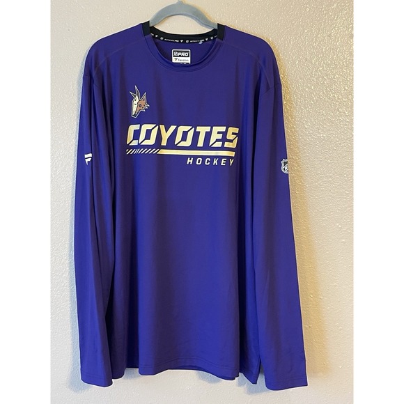 Fanatics Other - Men's 2XL NWOT Arizona Coyotes Fanatics Authentic Pro Long Sleeve Shirt Purple